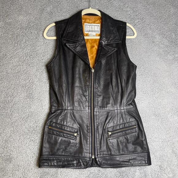 BB Dakota Jackets & Blazers - Vintage Leather Vest Womens Medium BB DAKOTA by BP NORDSTROM Black